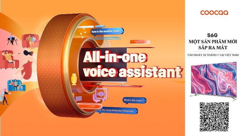 Coocaa sắp ra mắt sản phẩm S6G với nhiều trải nghiệm tuyệt vời