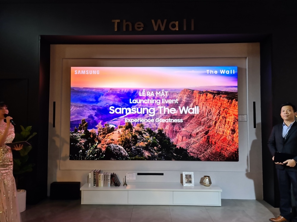 Samsung ra mắt màn hình có thể ghép với nhau lên kính thước gần 600 inch