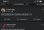 Ứng dụng Facebook trên smartphone có thêm chế độ nền tối