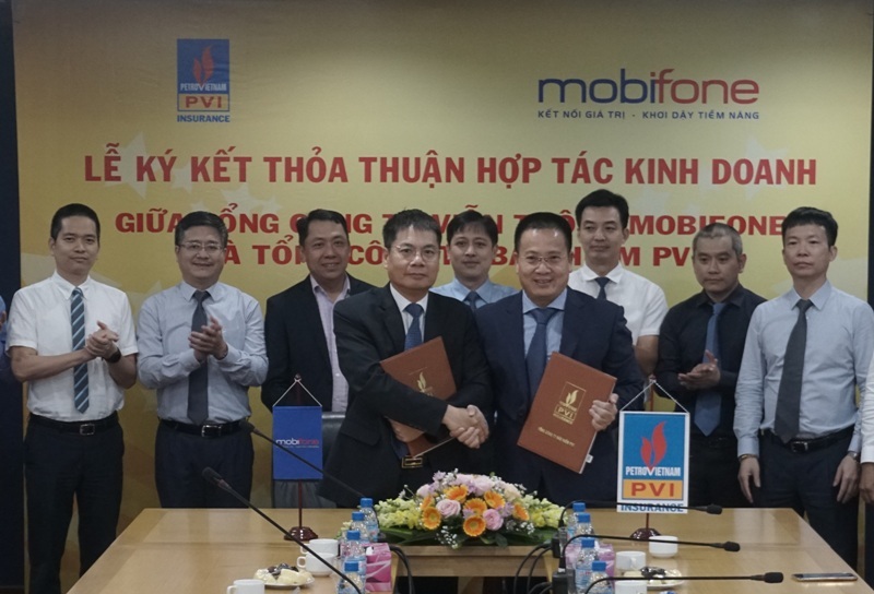 MobiFone ký kết Thỏa thuận hợp tác kinh doanh với Bảo hiểm PVI