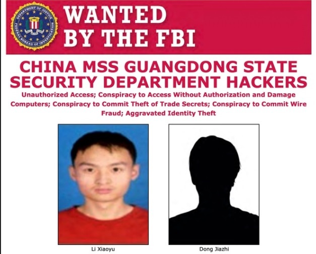 Mỹ truy lùng 2 hacker TQ làm gián điệp, trộm hàng trăm triệu USD