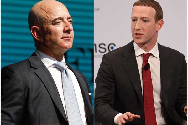 Mark Zuckerberg và Jeff Bezos kiếm về 14 tỷ USD chỉ trong một ngày