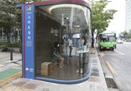 Nhà chờ xe buýt thông minh, ngừa virus tại Hàn Quốc