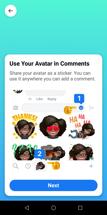 hướng dẫn,Facebook,Avatar,hoạt hình,3D,sticker