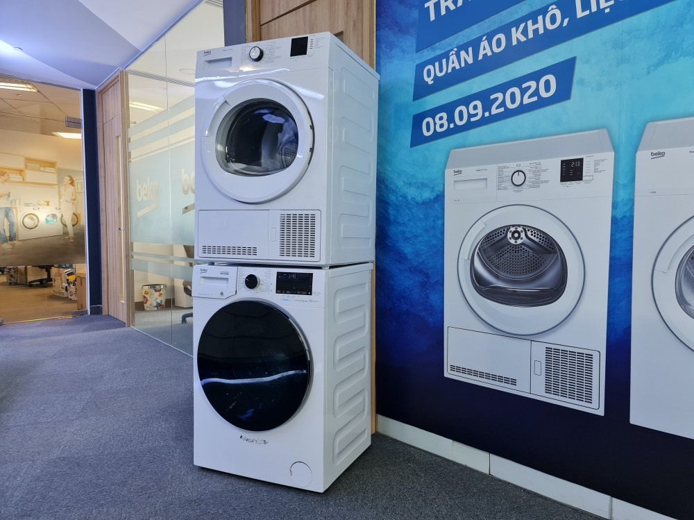 Beko ra mắt hai máy sấy quần áo tại Việt Nam