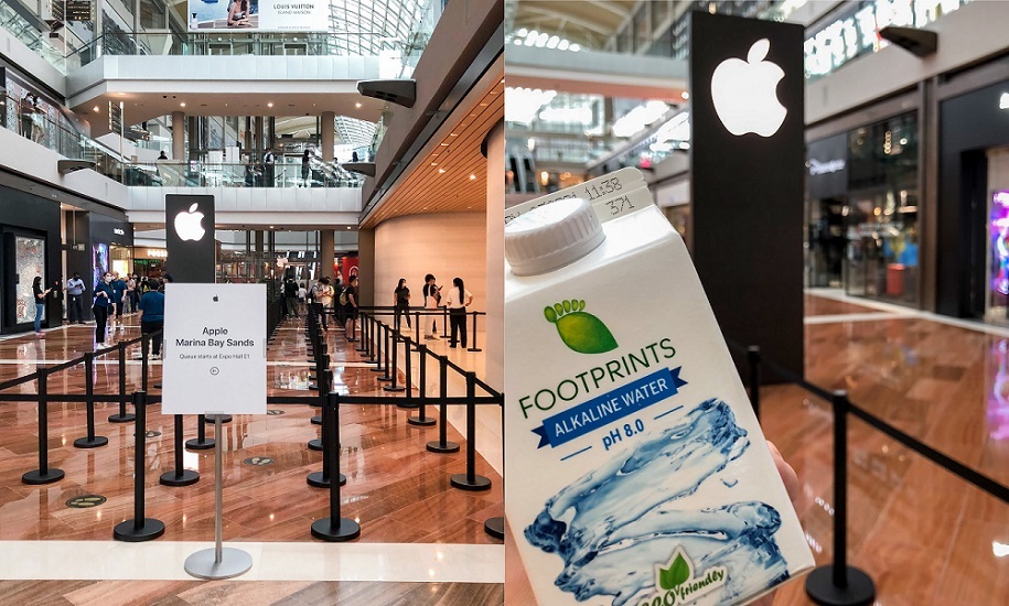 Bên trong Apple Store nổi trên vịnh ở Singapore