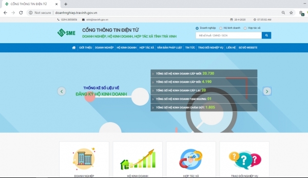 Trà Vinh: Cổng thông tin doanh nghiệp phải bảo đảm an toàn thông tin