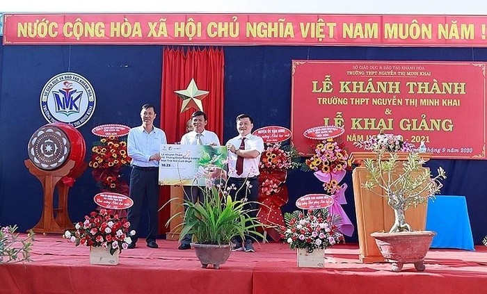 2 trường ở Khánh Hòa được tặng hệ thống điện mặt trời