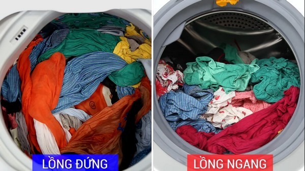 Nên chọn máy giặt cửa dưới hay cửa trên?