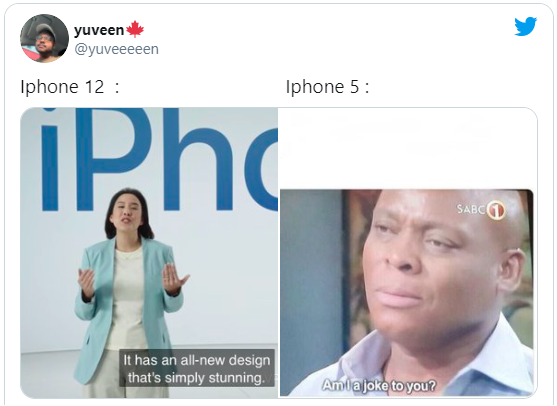 Dân mạng ‘cạn lời’ vì iPhone 12 giống hệt iPhone 5