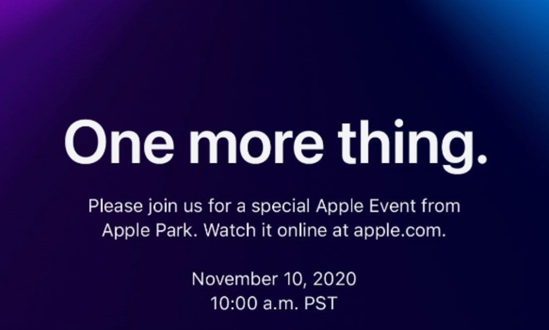 Apple sẽ công bố gì trong sự kiện 10/11?