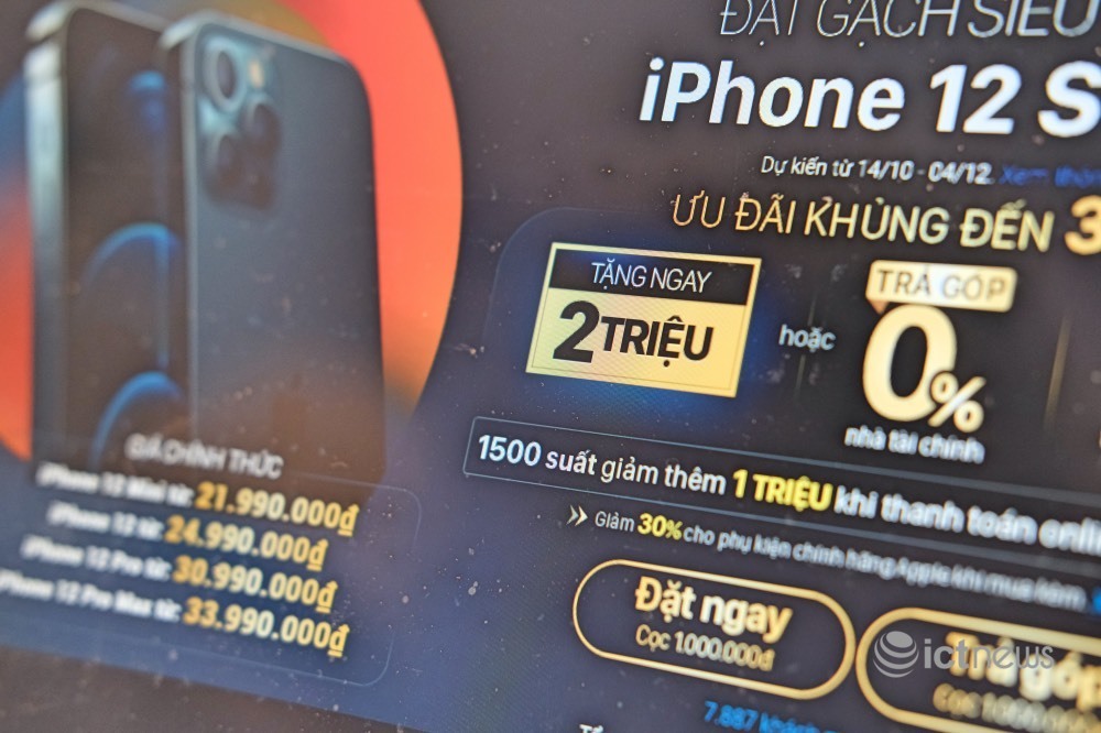 iPhone 12 chính hãng giảm giá trước khi mở bán