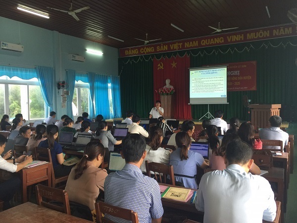 Quảng Ngãi tổ chức tập huấn về an toàn, an ninh thông tin cho huyện Lý Sơn