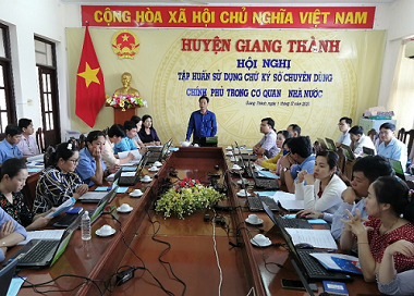 Tập huấn sử dụng chữ ký số chuyên dùng Chính phủ cho lãnh đạo địa phương