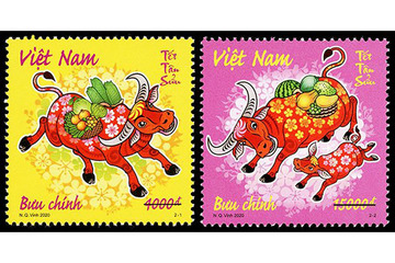 Bộ TT&TT phát hành bộ tem bưu chính “Tết Tân Sửu” 2021