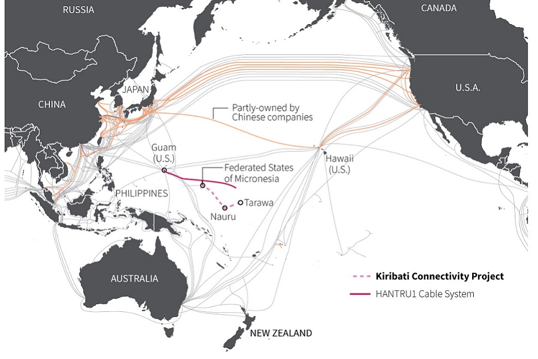 Mỹ “cấm cản” Huawei thầu cáp quang biển khu vực Thái Bình Dương