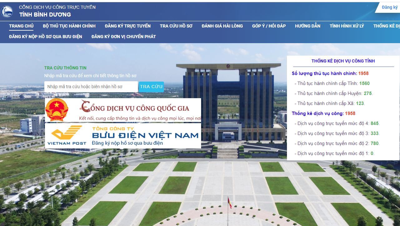 Vietcombank mở cổng thanh toán trực tuyến trên Cổng Dịch vụ công Bình Dương