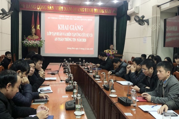 Quảng Bình diễn tập ứng cứu sự cố an toàn thông tin mạng trên địa bàn tỉnh