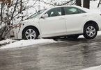 Cách lái xe an toàn trên mặt đường trơn do băng tuyết