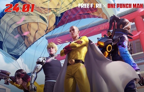 “Thử Thách Anh Hùng” dành cho người chơi Free Fire thông qua lần hợp tác mới nhất với One-Punch Man