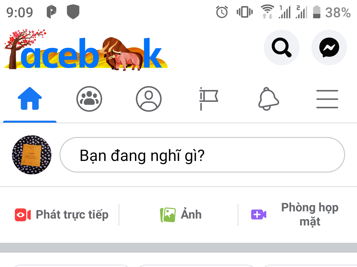 Facebook đổi logo mừng Tết Tân Sửu