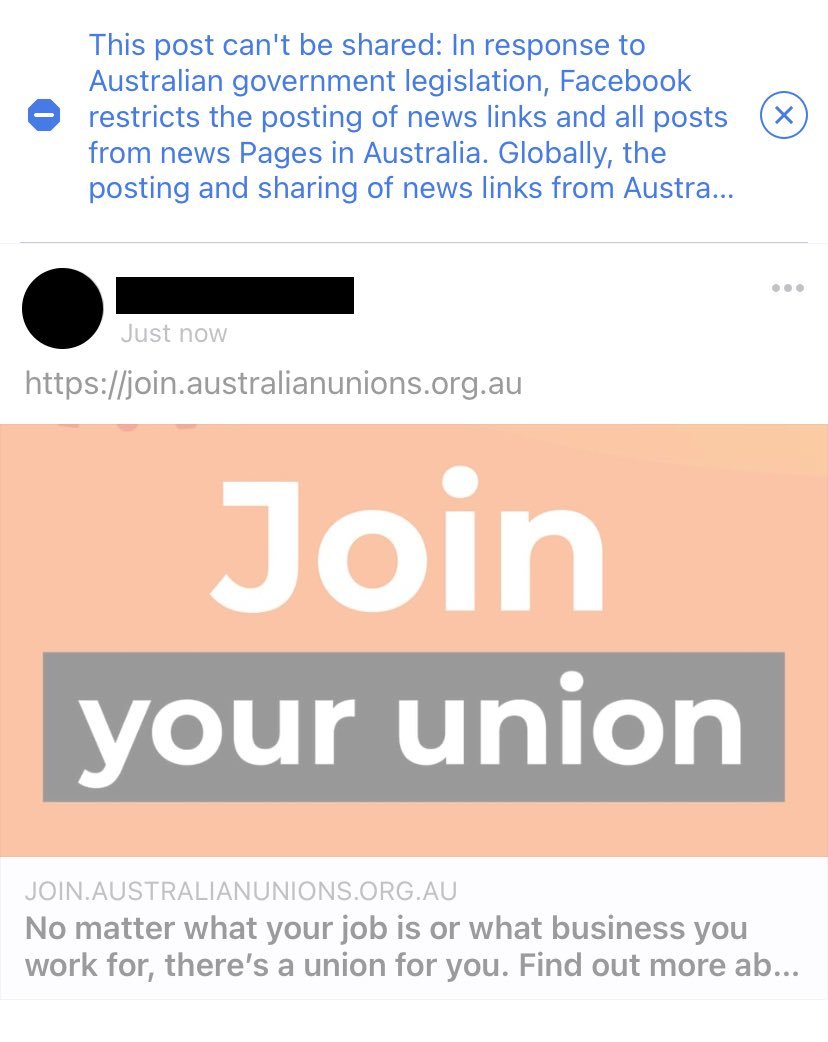 Facebook ‘xóa sổ’ hàng loạt bài viết của cơ quan chức năng Australia