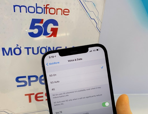 Thuê bao MobiFone được trải nghiệm 5G đầu tiên trên thiết bị iPhone