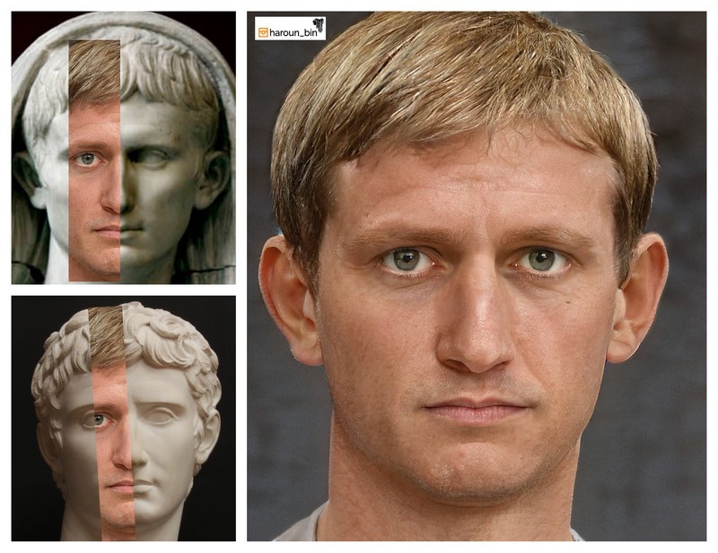 Dùng AI phục dựng chân dung các vị hoàng đế La Mã