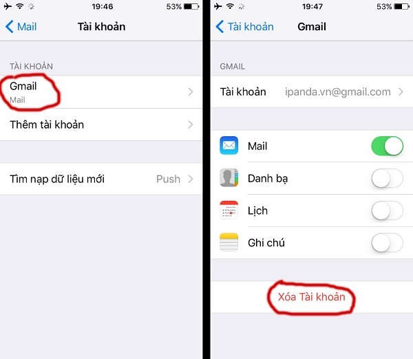 Cách Đăng Xuất Gmail Trên Iphone