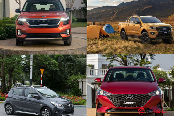 10 xe bán chạy nhất tháng 3: Ford Ranger bất ngờ lên top