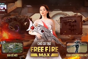 Kaity Nguyen xuất hiện trên sảnh chờ Free Fire Max OB27