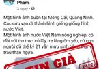 Tung tin giả trên Facebook về nạn vận chuyển hàng lậu qua cửa khẩu Móng Cái