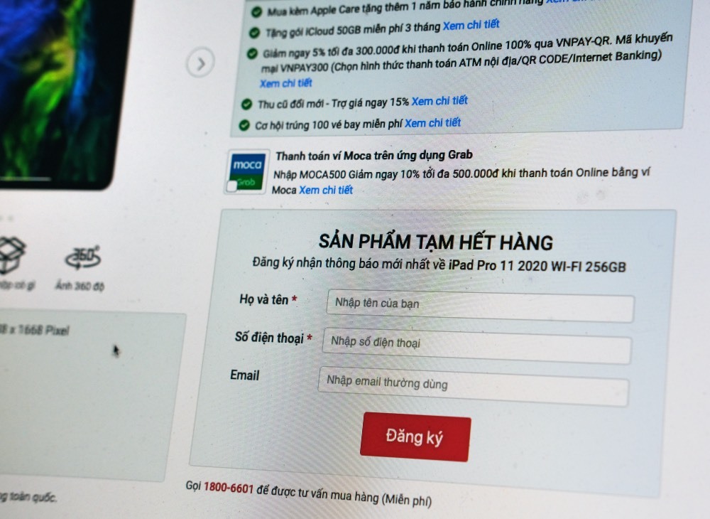 iPad Pro giảm giá tại Việt Nam, dọn đường cho thế hệ M1