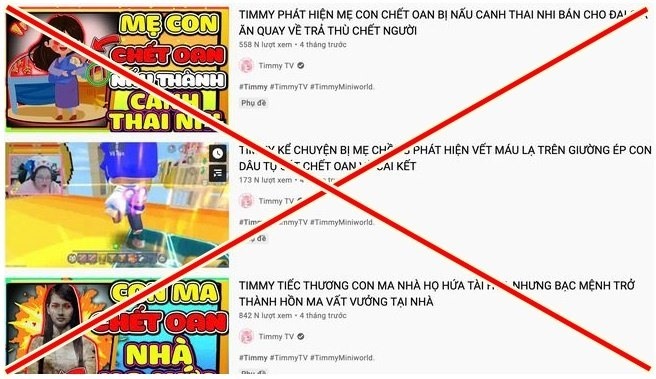 Bộ TT&TT sẽ yêu cầu YouTube gỡ kênh, xử lý nghiêm khắc với Timmy TV