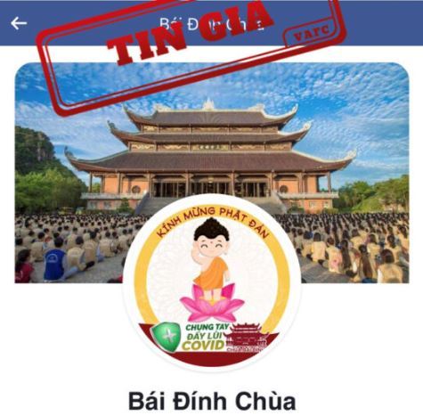 Lập tài khoản Facebook giả mạo Chùa Bái Đính để kêu gọi từ thiện