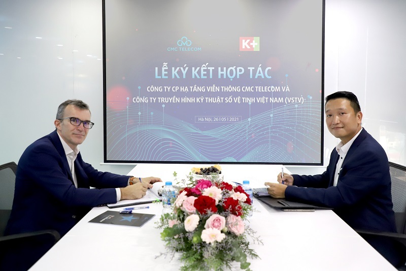 Lễ ký kết hợp tác giữa CMC Đà Nẵng và Truyền hình K+