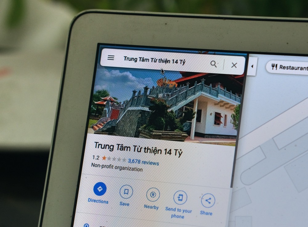 Đền thờ tổ nghiệp của Hoài Linh bị gọi là 'trung tâm từ thiện 14 tỷ' trên Google Maps