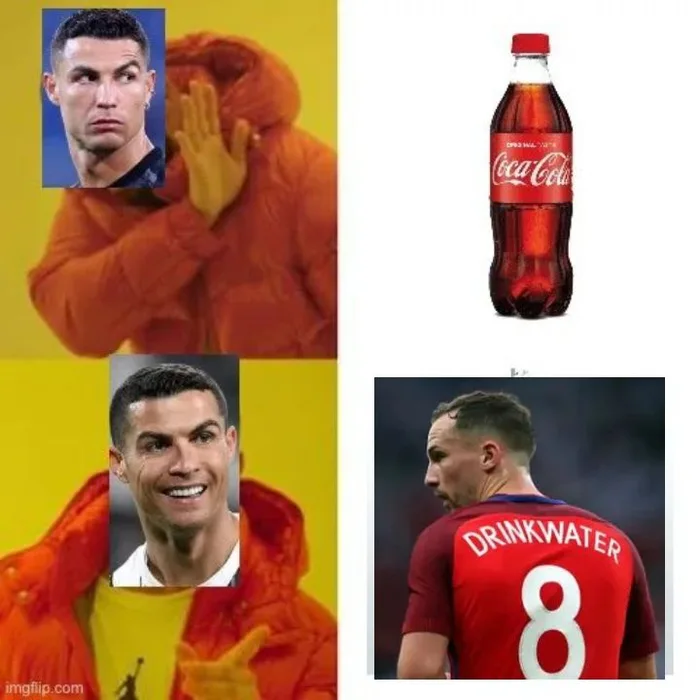 Ronaldo thích uống nước lọc và loạt ảnh hài hước mùa Euro 2020
