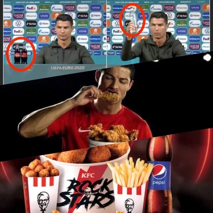 Ronaldo thích uống nước lọc và loạt ảnh hài hước mùa Euro 2020