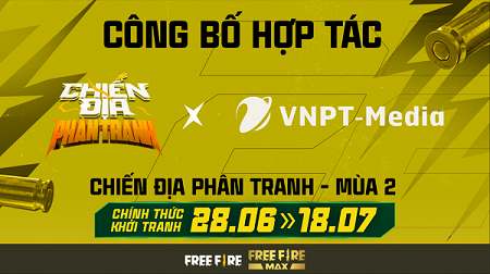 VNPT-Media chính thức là nhà tài trợ độc quyền cho Chiến Địa Phân Tranh mùa 2