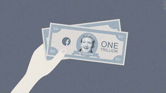 Facebook trở thành công ty nghìn tỷ đô