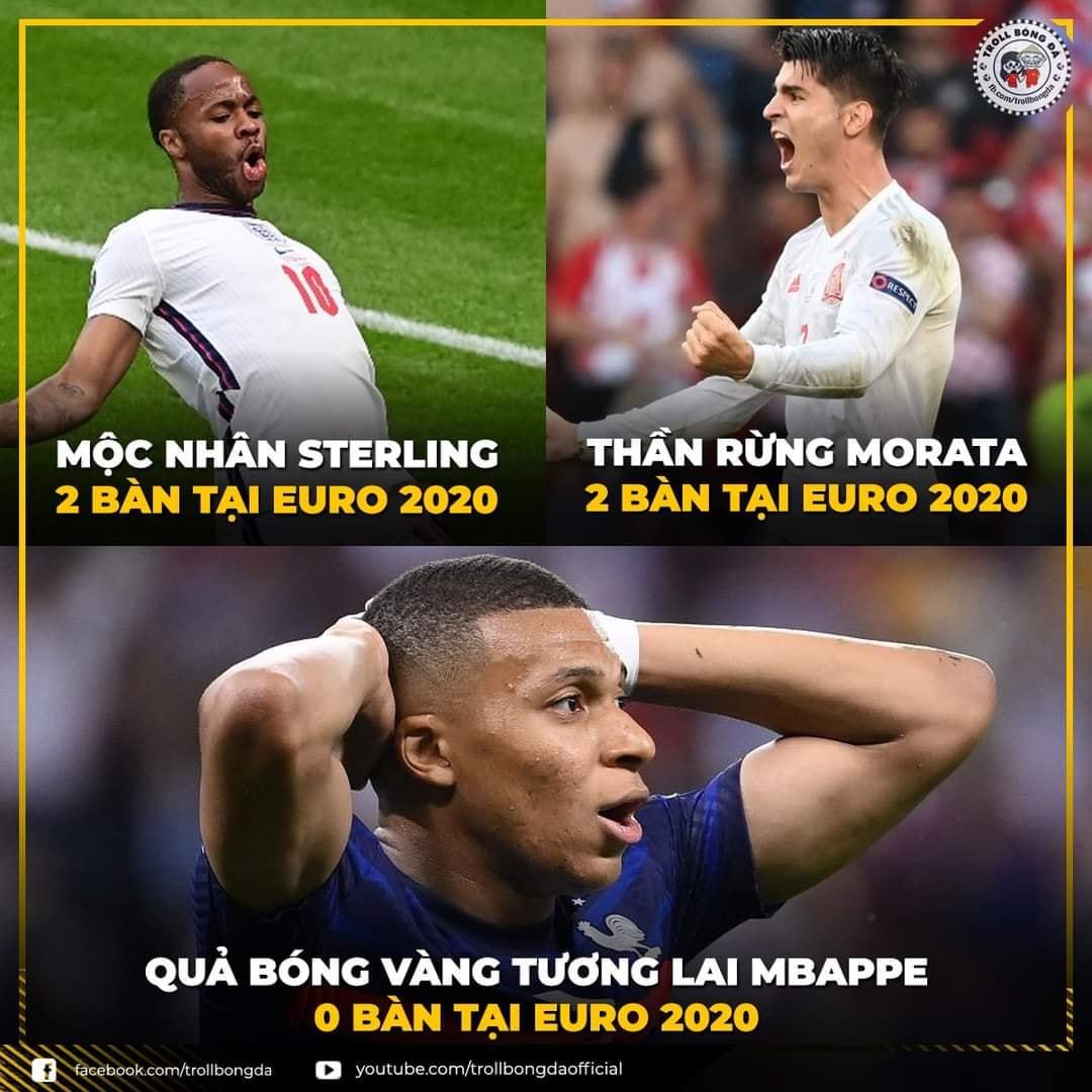 Ronaldo rủ Mbappe về nước và loạt ảnh hài hước vòng 1/16 Euro 2020 lan truyền trên mạng