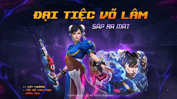 Hôm nay Free Fire hợp tác toàn cầu với Street Fighter V