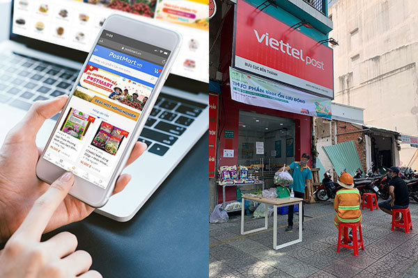 Hai sàn Vỏ Sò, Postmart tham gia cung ứng hàng hóa thiết yếu tại TP.HCM
