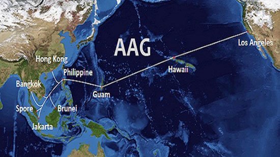 Có lịch sửa chữa tuyến cáp quang biển quốc tế AAG