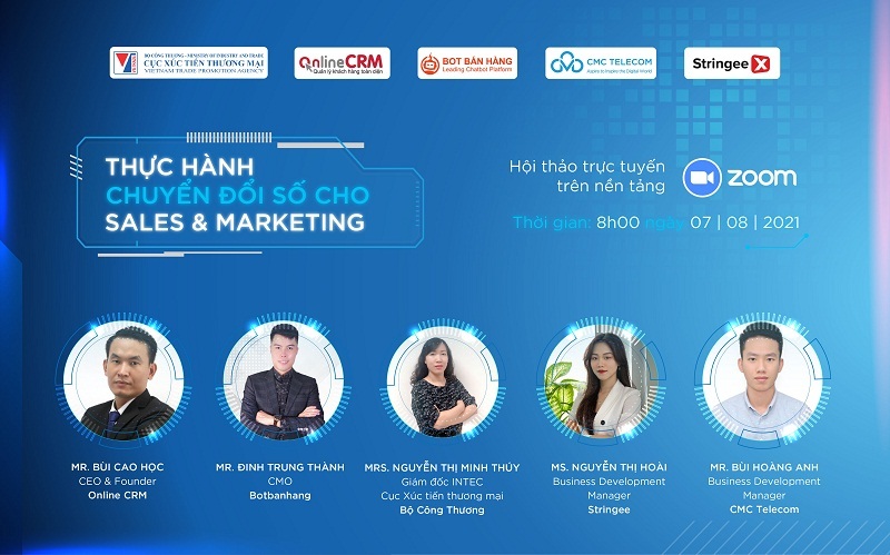 Sắp diễn ra hội thảo trực tuyến “Thực hành chuyển đổi số cho Sales và Marketing”