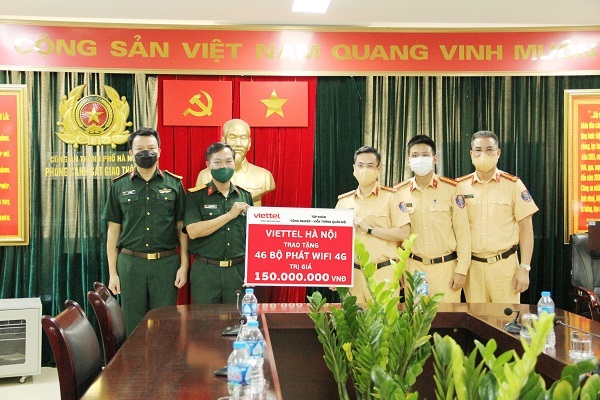 Viettel trang bị wifi 4G cho 23 chốt kiểm dịch của Thành phố Hà Nội
