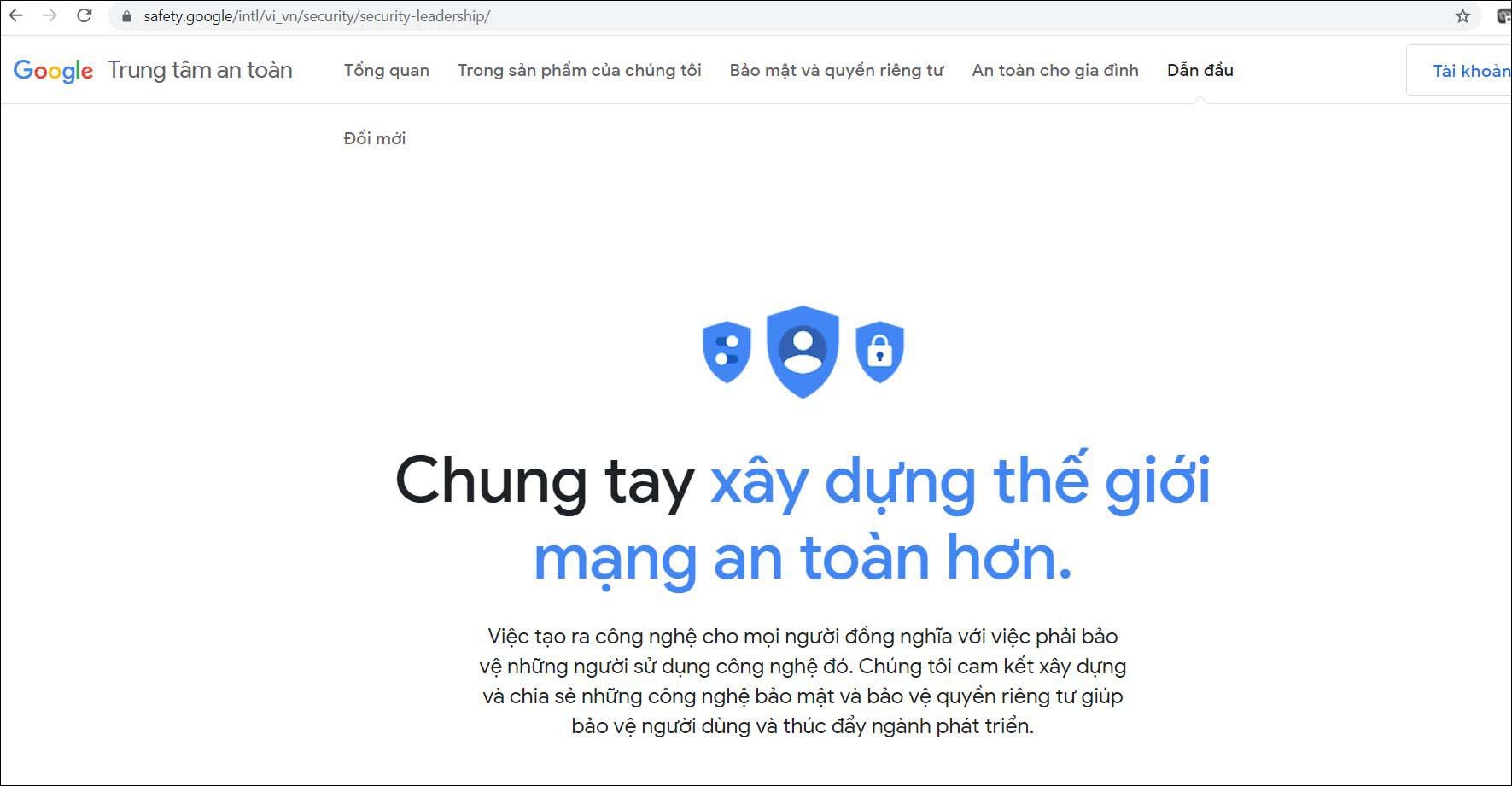 Xây dựng niềm tin số cho người dân Việt Nam khi dùng các dịch vụ trực tuyến