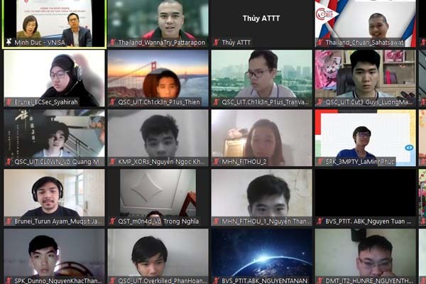 Các vị trí dẫn đầu vòng khởi động “Sinh viên với ATTT ASEAN 2021” đều của Việt Nam