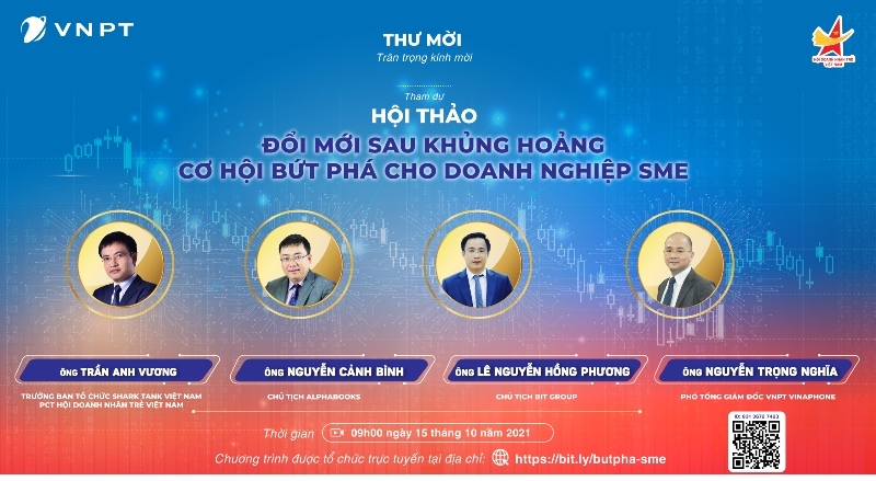 Hội thảo “Đổi mới sau khủng hoảng - Cơ hội bứt phá cho doanh nghiệp SME”, tham gia sớm để nhận tư vấn từ các chuyên gia